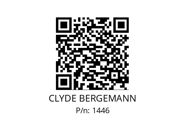   CLYDE BERGEMANN 1446