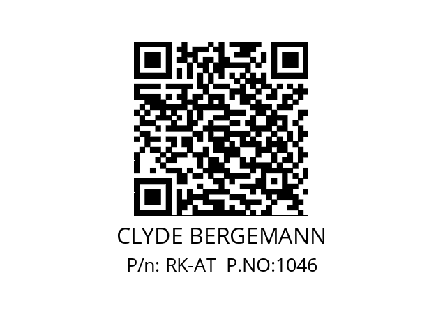   CLYDE BERGEMANN RK-AT  P.NO:1046