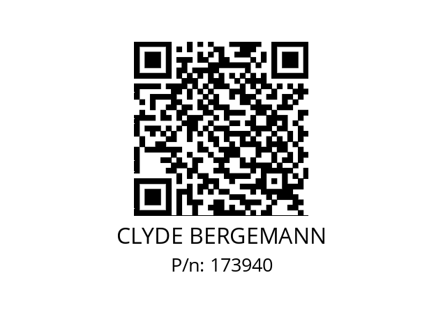   CLYDE BERGEMANN 173940