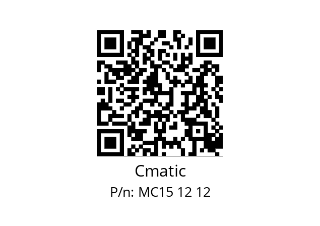   Cmatic MC15 12 12