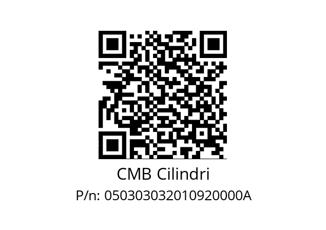   CMB Cilindri 050303032010920000A