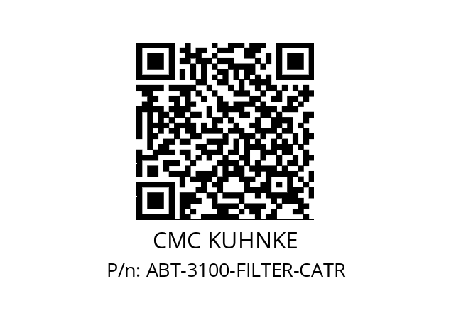   CMC KUHNKE ABT-3100-FILTER-CATR