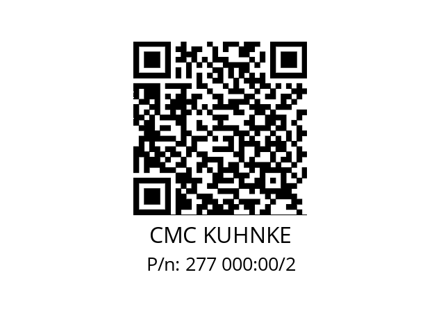   CMC KUHNKE 277 000:00/2