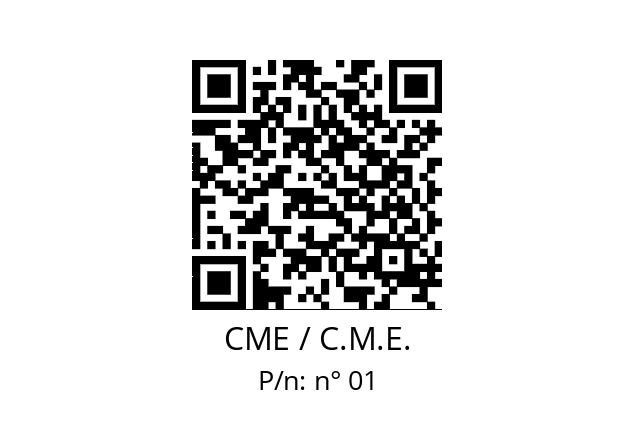   CME / C.M.E. n° 01