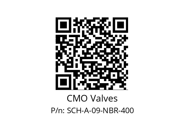   CMO Valves SCH-A-09-NBR-400