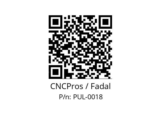   CNCPros / Fadal PUL-0018