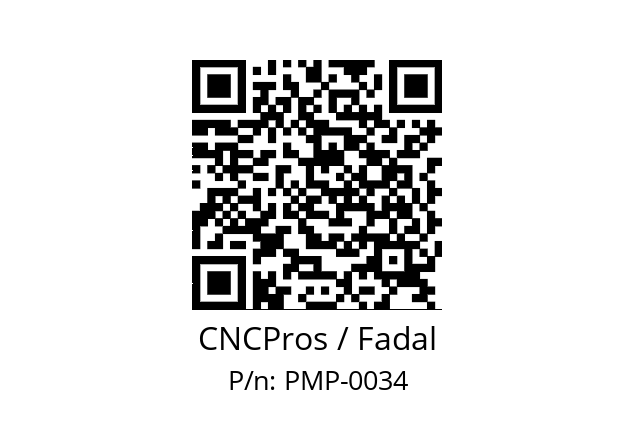   CNCPros / Fadal PMP-0034