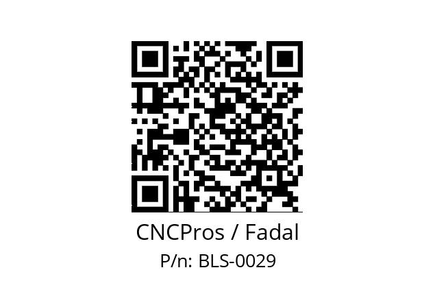   CNCPros / Fadal BLS-0029