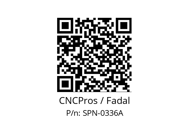   CNCPros / Fadal SPN-0336A