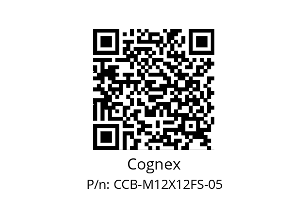   Cognex CCB-M12X12FS-05