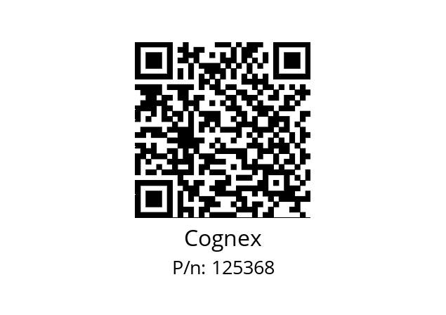   Cognex 125368