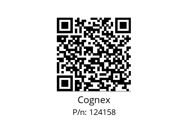   Cognex 124158