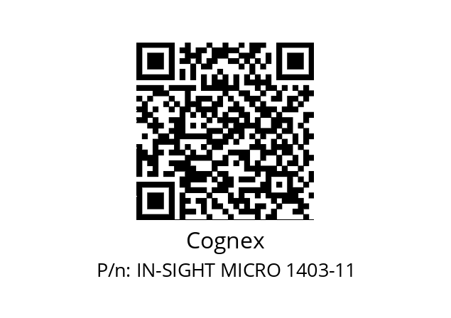   Cognex IN-SIGHT MICRO 1403-11