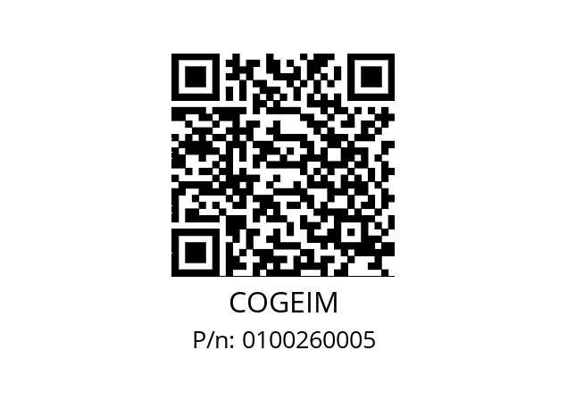   COGEIM 0100260005