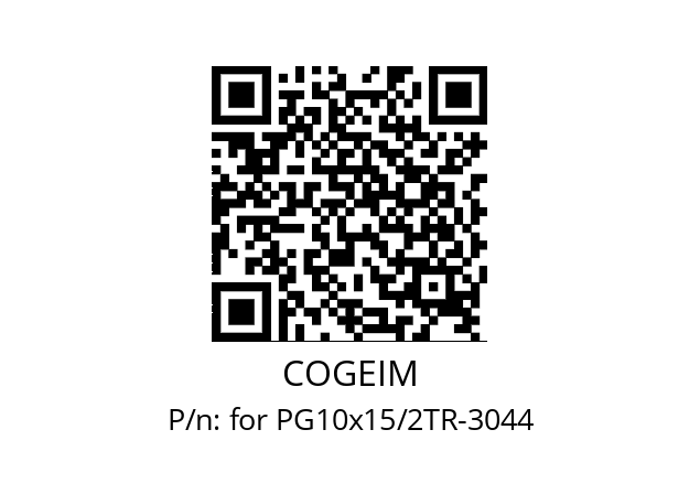   COGEIM for PG10x15/2TR-3044