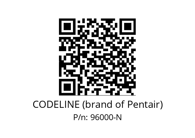   CODELINE (brand of Pentair) 96000-N