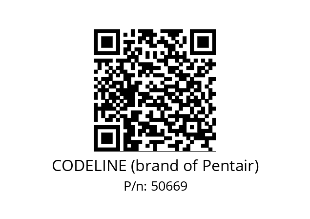   CODELINE (brand of Pentair) 50669