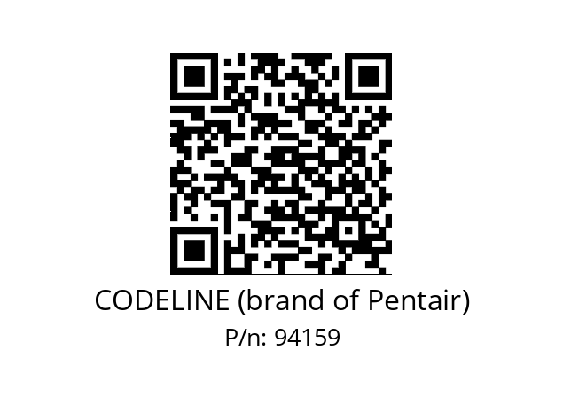   CODELINE (brand of Pentair) 94159