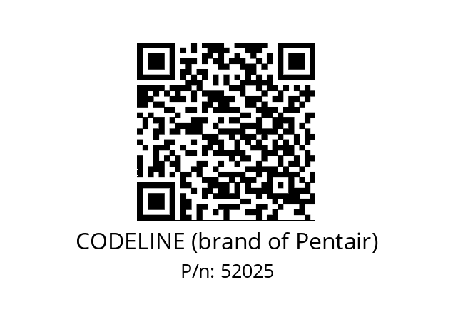   CODELINE (brand of Pentair) 52025