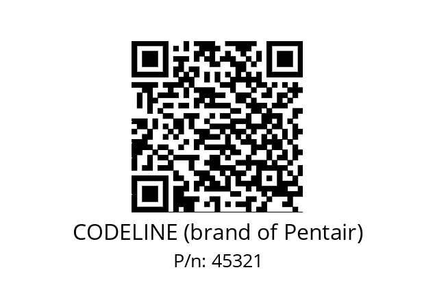   CODELINE (brand of Pentair) 45321