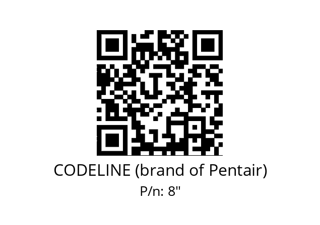   CODELINE (brand of Pentair) 8''