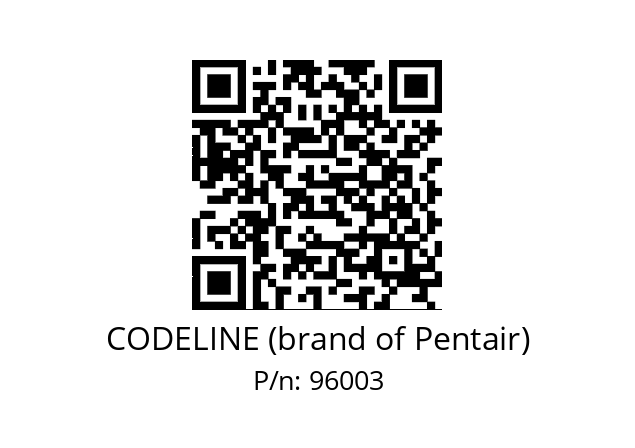   CODELINE (brand of Pentair) 96003