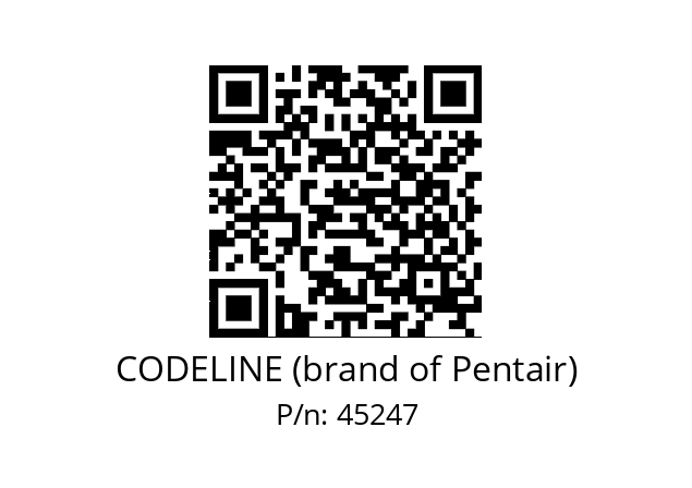   CODELINE (brand of Pentair) 45247