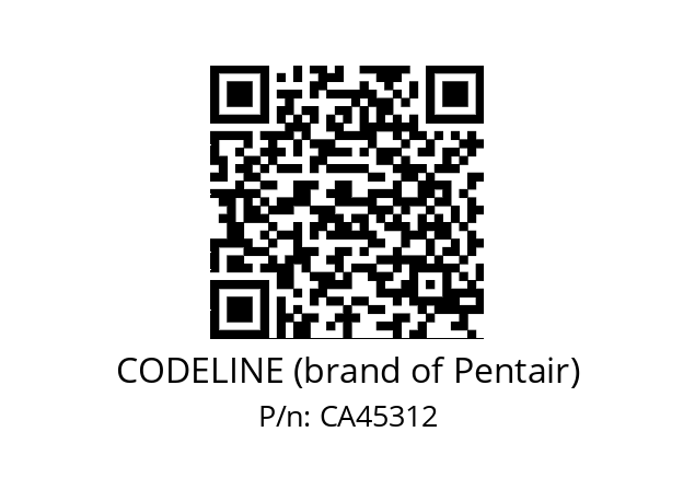   CODELINE (brand of Pentair) CA45312