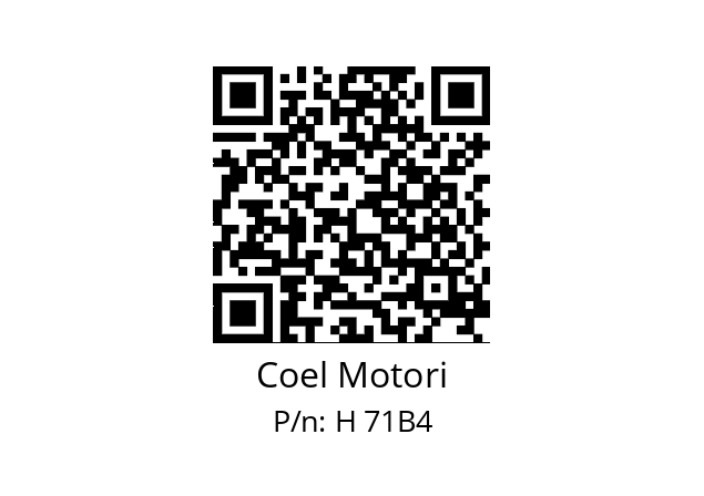   Coel Motori H 71B4