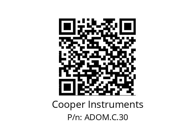   Cooper Instruments ADOM.C.30