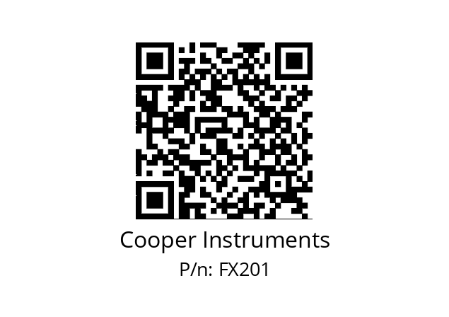   Cooper Instruments FX201