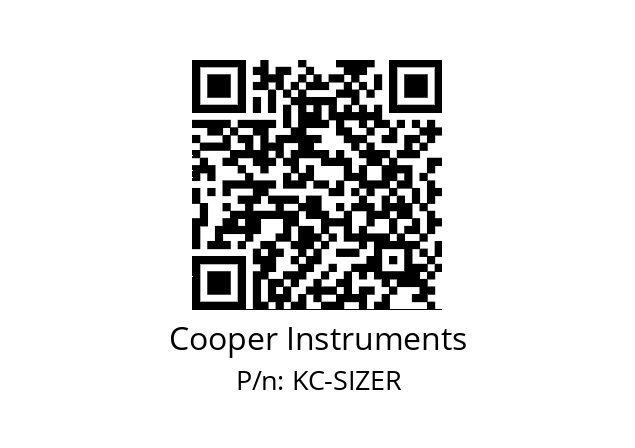   Cooper Instruments KC-SIZER