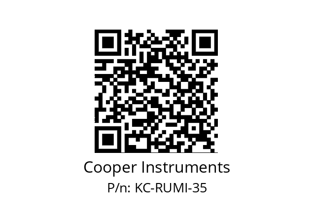   Cooper Instruments KC-RUMI-35