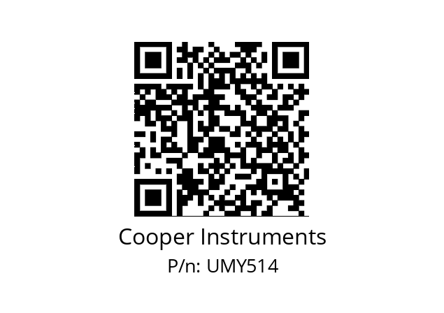   Cooper Instruments UMY514