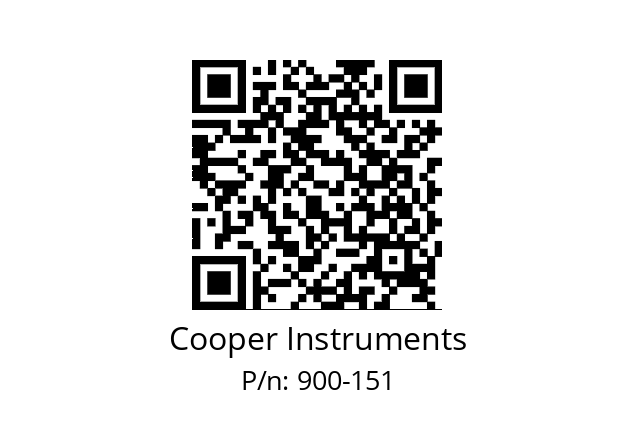   Cooper Instruments 900-151