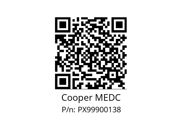   Cooper MEDC PX99900138