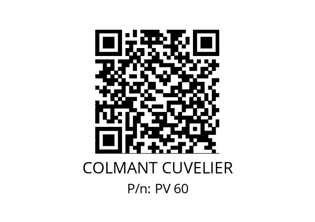   COLMANT CUVELIER PV 60