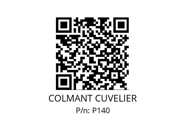   COLMANT CUVELIER P140