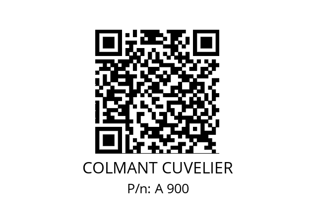   COLMANT CUVELIER A 900