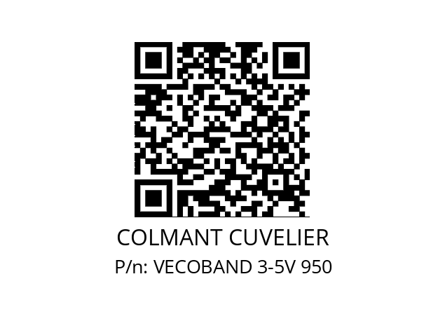   COLMANT CUVELIER VECOBAND 3-5V 950