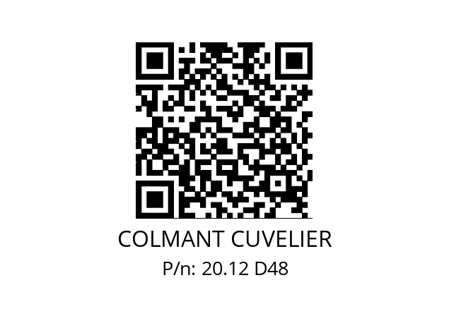   COLMANT CUVELIER 20.12 D48