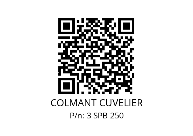   COLMANT CUVELIER 3 SPB 250