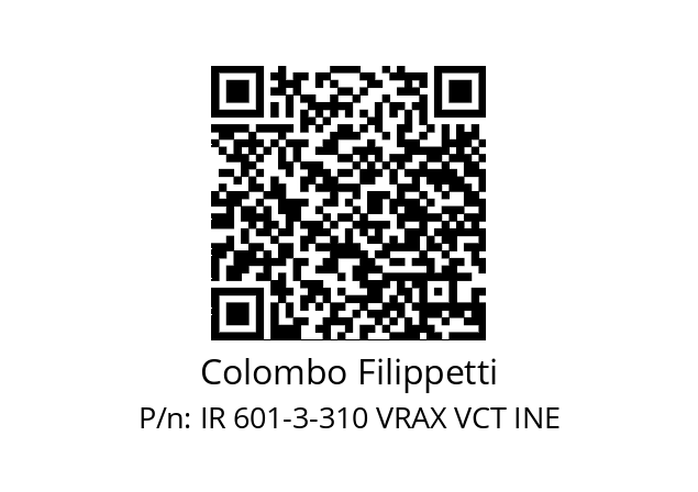   Colombo Filippetti IR 601-3-310 VRAX VCT INE