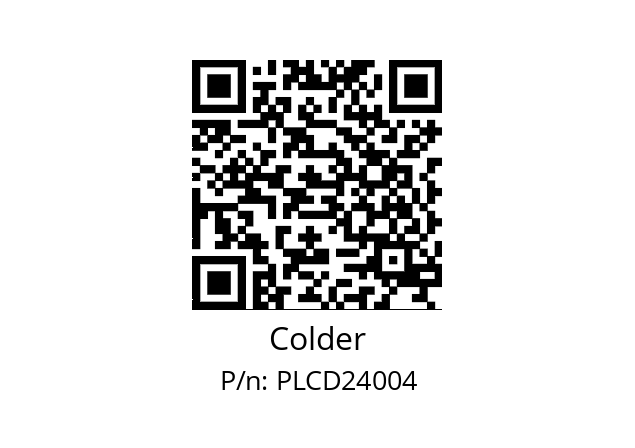   Colder PLCD24004