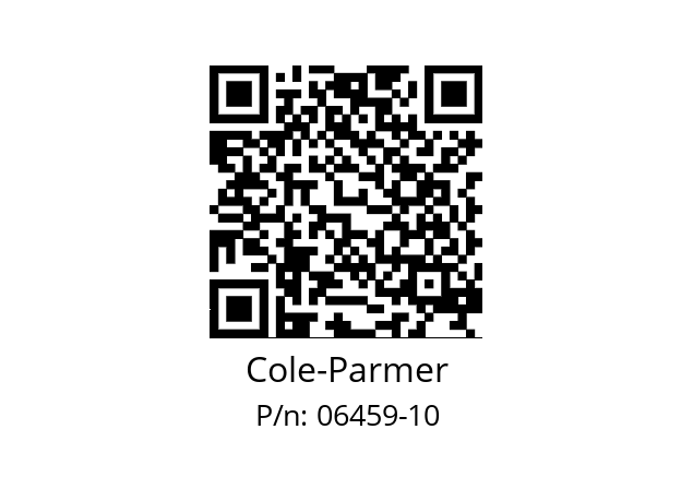   Cole-Parmer 06459-10