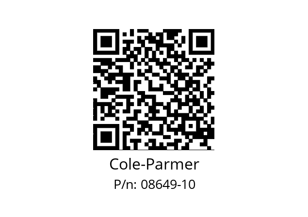   Cole-Parmer 08649-10