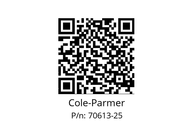   Cole-Parmer 70613-25