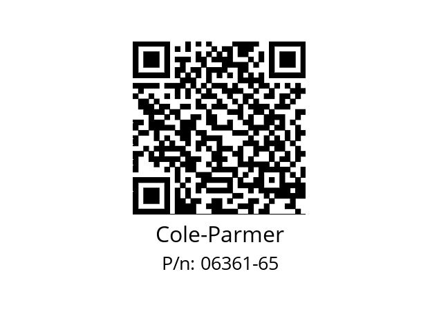   Cole-Parmer 06361-65