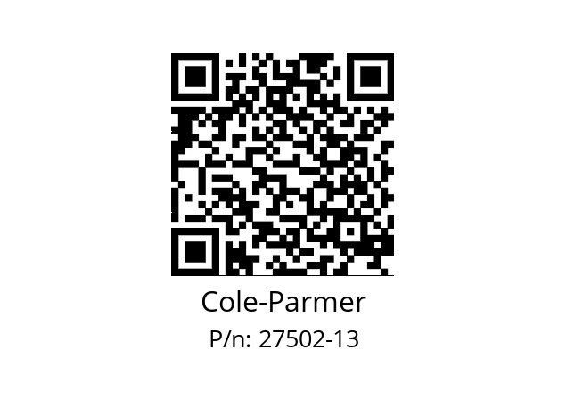   Cole-Parmer 27502-13