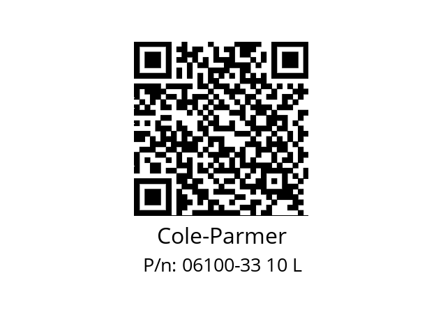   Cole-Parmer 06100-33 10 L